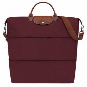 Sac de Voyage Longchamp Le Pliage Original expandable Homme Bordeaux Soldes | L1911089P87-