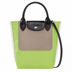 Sacs Fourre Tout Longchamp Cabas Longchamp XS Femme Vert Soldes | 10263093355