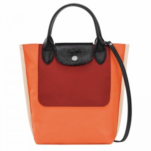 Sacs Fourre Tout Longchamp Cabas Longchamp XS Femme Orange Soldes | 10263093P34