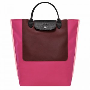 Sacs Fourre Tout Longchamp Cabas Longchamp M Femme Fushia Soldes | 10264093J13