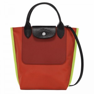 Sacs Fourre Tout Longchamp Cabas Longchamp XS Homme Orange Soldes | 10263093461-