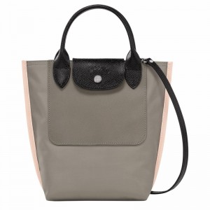 Sacs Fourre Tout Longchamp Cabas Longchamp XS Femme Grise Soldes | 10263093P55