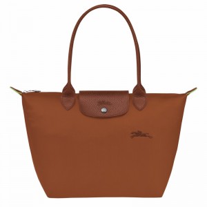 Sacs Fourre Tout Longchamp Le Pliage Green M Femme Marron Soldes | L2605919504