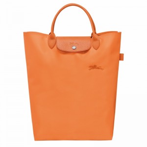 Sacs Fourre Tout Longchamp Le Pliage Green M Homme Orange Soldes | 10168919P54-