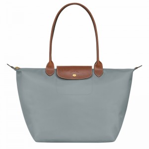 Sacs Fourre Tout Longchamp Le Pliage Original L Femme Grise Soldes | L1899089P80