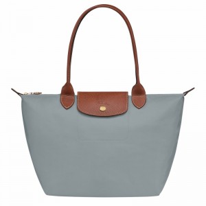 Sacs Fourre Tout Longchamp Le Pliage Original M Femme Grise Soldes | L2605089P80