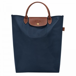 Sacs Fourre Tout Longchamp Le Pliage Original M Femme Bleu Marine Soldes | 10168089P68