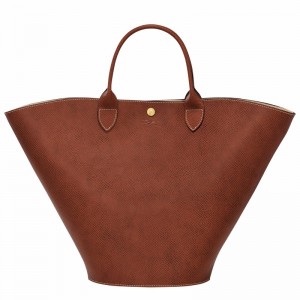 Sacs Fourre Tout Longchamp ÉPURE XL Femme Marron Soldes | 10260HYZ035