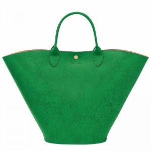 Sacs Fourre Tout Longchamp ÉPURE XL Femme Vert Soldes | 10260HYZ129