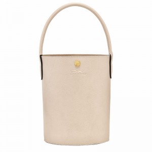 Sacs Seau Longchamp ÉPURE S Femme Blanche Soldes | 10161HYZ555