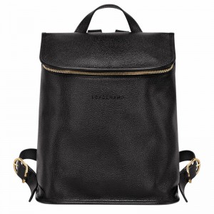 Sacs à Dos Longchamp Le FOULONNÉ Femme Noir Soldes | 10195021001