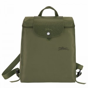 Sacs à Dos Longchamp Le Pliage Green M Homme Vert Soldes | L1699919479-