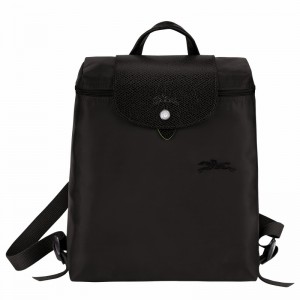 Sacs à Dos Longchamp Le Pliage Green M Homme Noir Soldes | L1699919001-