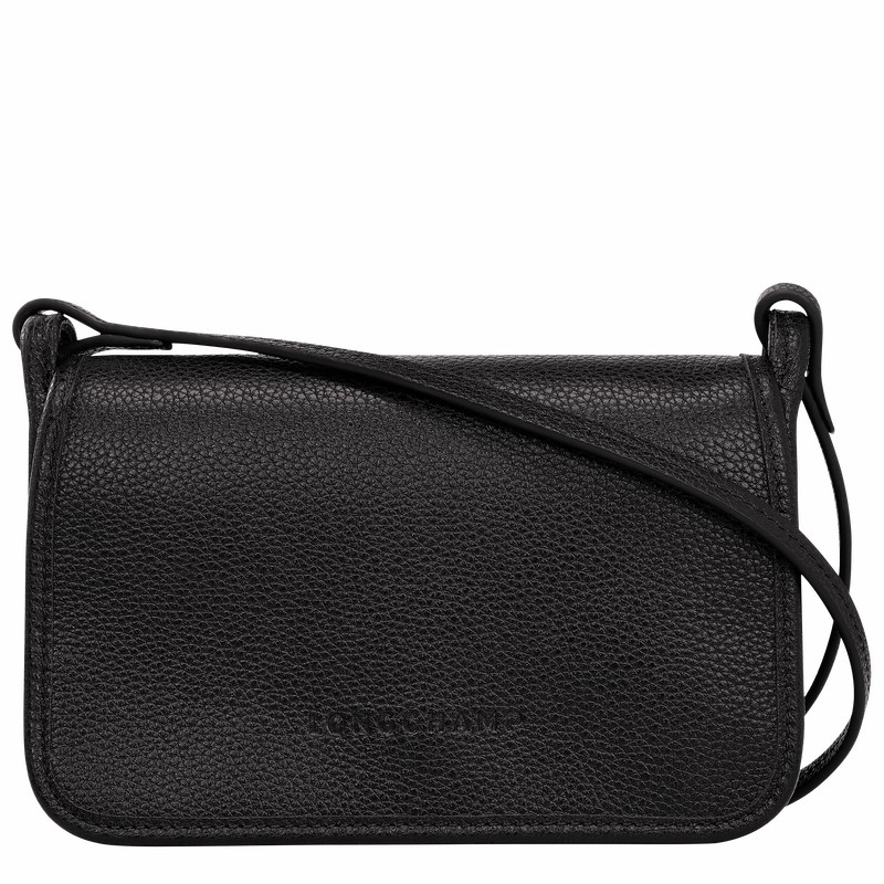 Clutch Longchamp Le FOULONNÉ XS Femme Noir Soldes | 10133021001