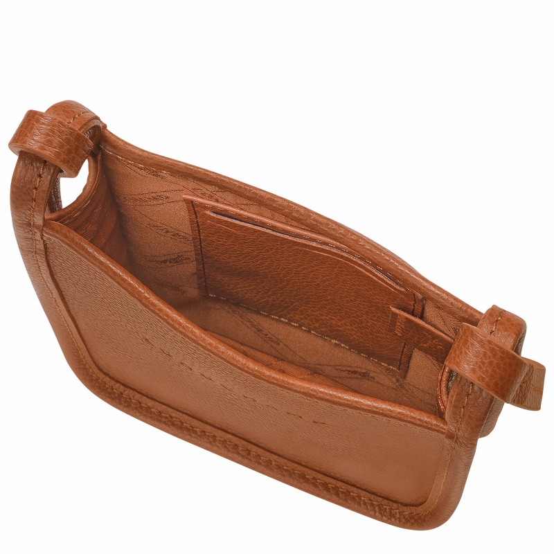 Coque Longchamp Le FOULONNÉ Femme Caramel Soldes | 34200021121