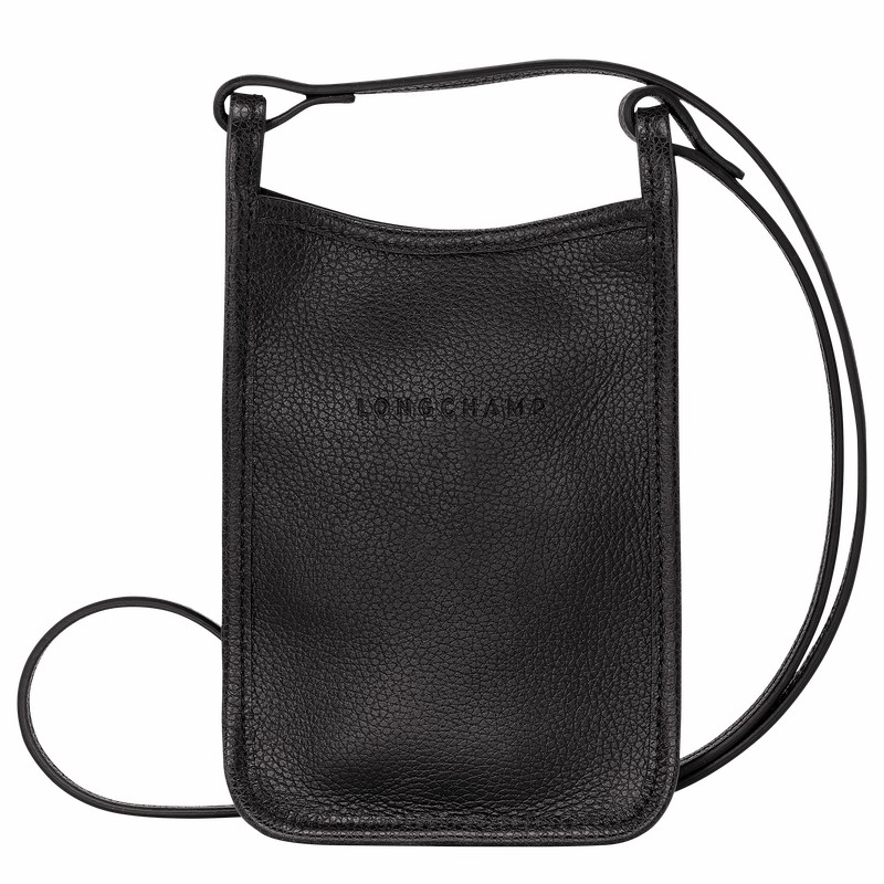 Coque Longchamp Le FOULONNÉ Femme Noir Soldes | 34200021001