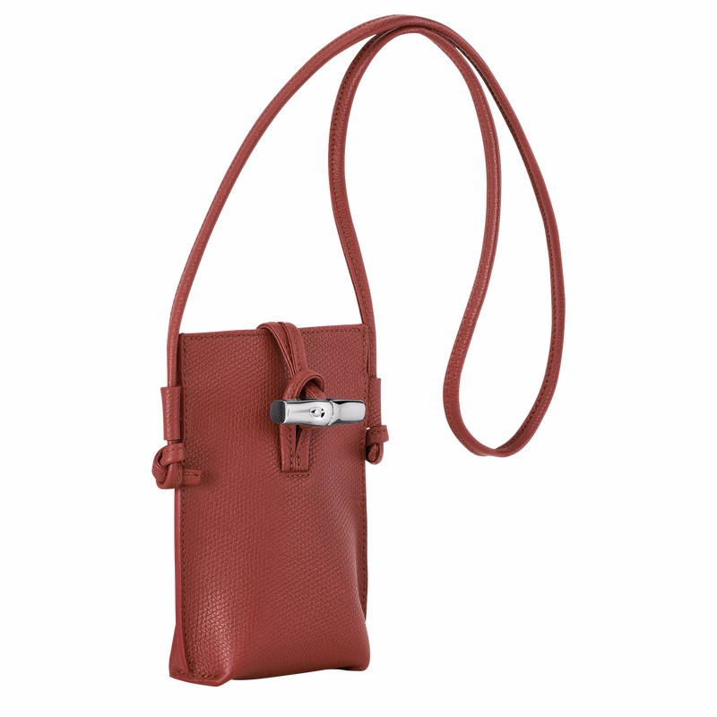 Coque Longchamp Le Roseau Femme Marron Soldes | 34180HFP404