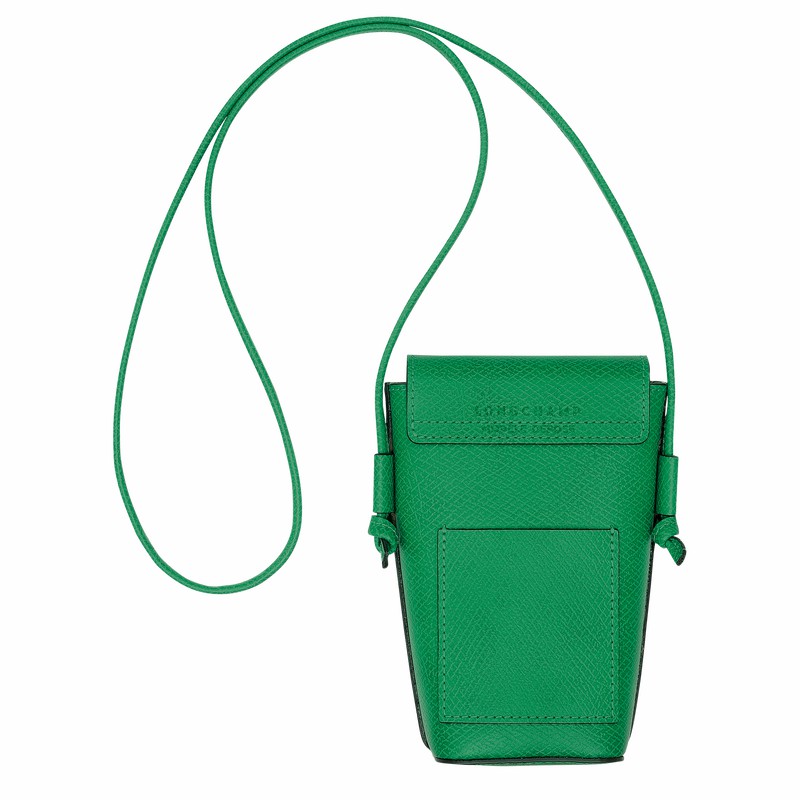 Coque Longchamp ÉPURE Femme Vert Soldes | 34193HYZ129