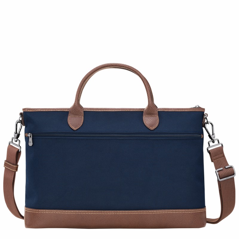 Mallette Longchamp Boxford S Femme Bleu Soldes | 20032080127