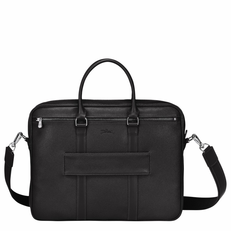 Mallette Longchamp Le FOULONNÉ S Femme Noir Soldes | L2122021047