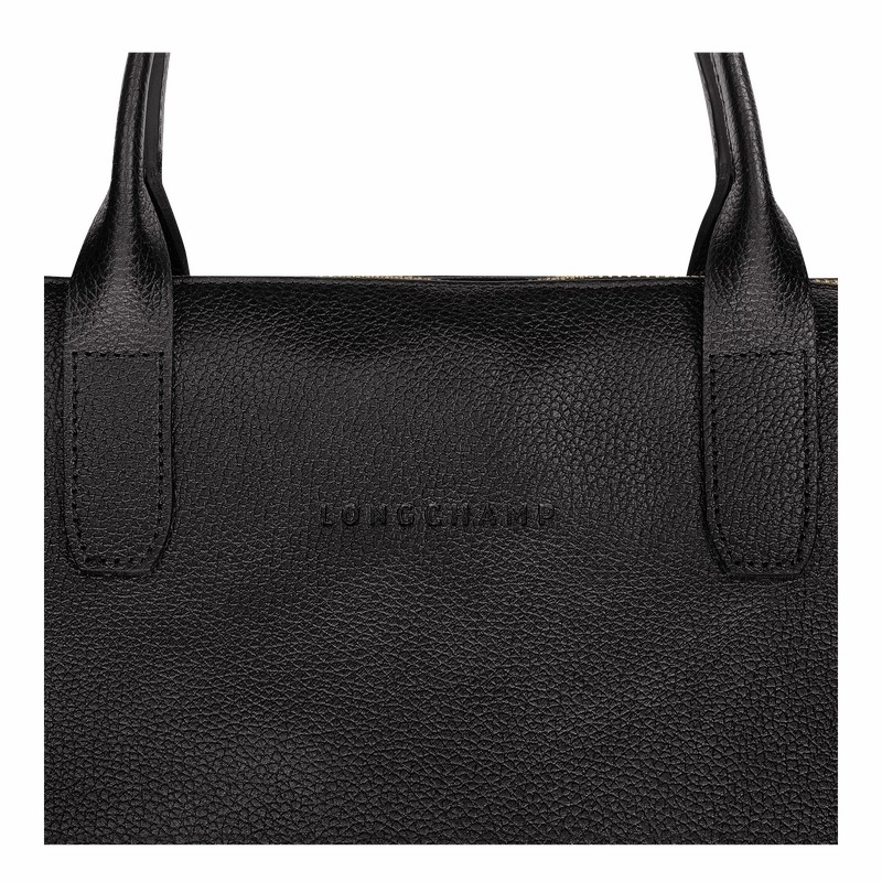 Mallette Longchamp Le FOULONNÉ S Femme Noir Soldes | 20032021001