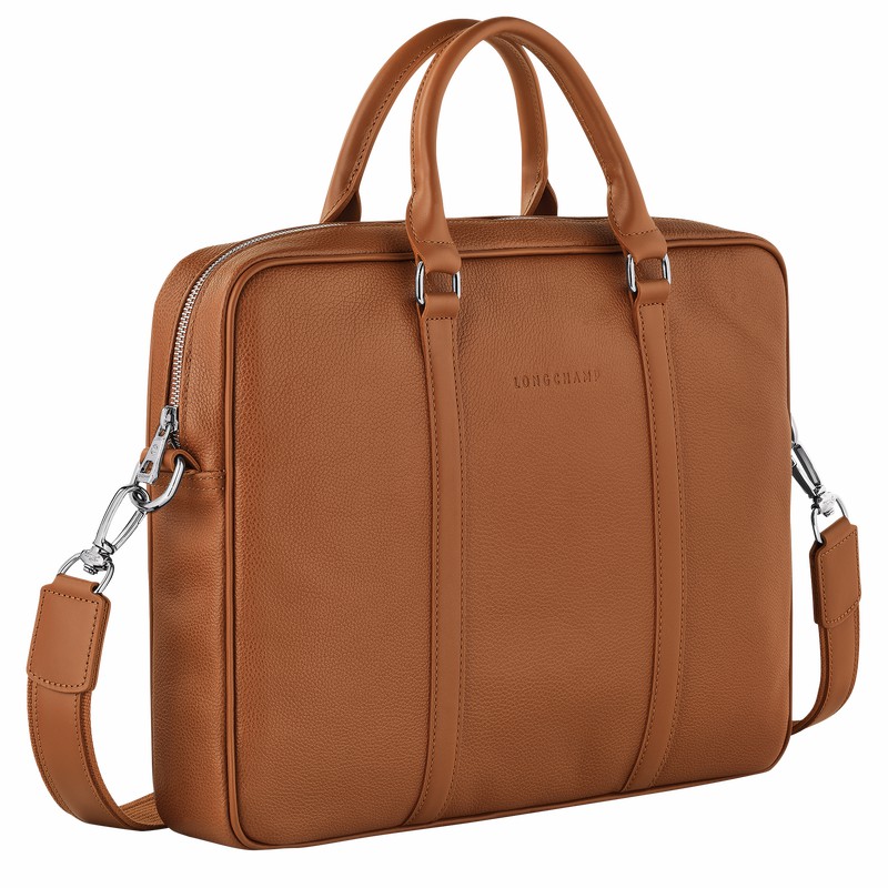 Mallette Longchamp Le FOULONNÉ XS Femme Caramel Soldes | L2121021F72