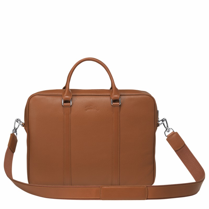 Mallette Longchamp Le FOULONNÉ XS Femme Caramel Soldes | L2121021F72