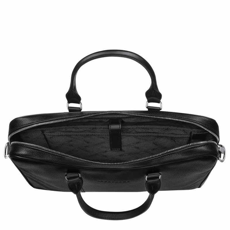 Mallette Longchamp Le FOULONNÉ XS Femme Noir Soldes | L2121021047