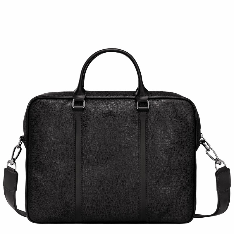 Mallette Longchamp Le FOULONNÉ XS Homme Noir Soldes | L2121021047-