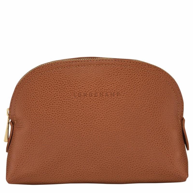 Pochettes Longchamp Le FOULONNÉ Femme Caramel Soldes | L2527021121