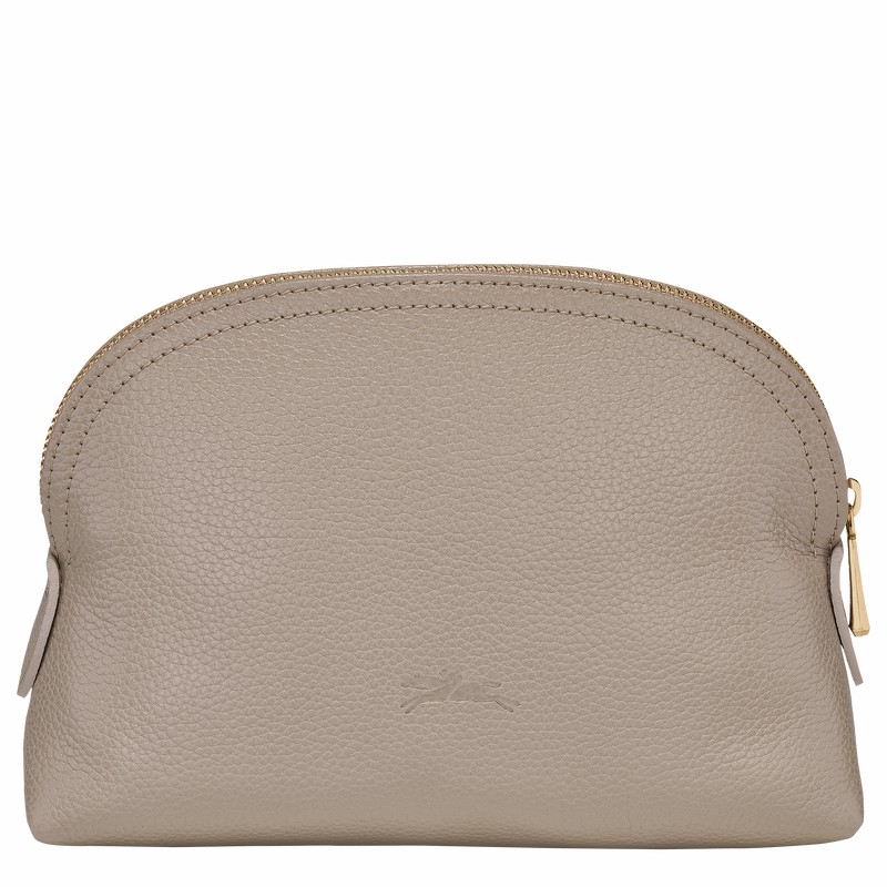 Pochettes Longchamp Le FOULONNÉ Femme Grise Soldes | L2527021P55