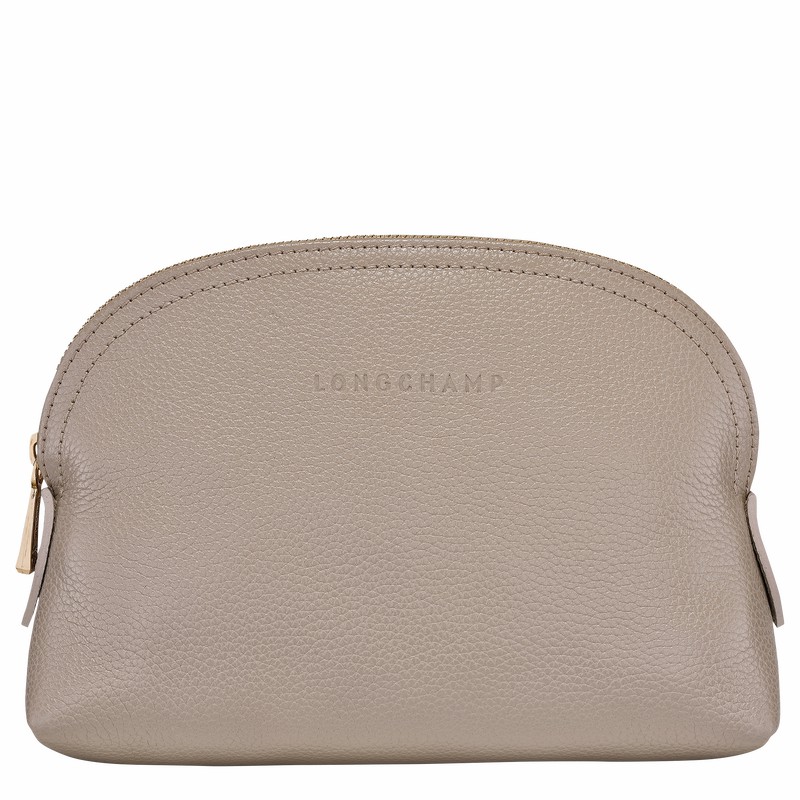 Pochettes Longchamp Le FOULONNÉ Femme Grise Soldes | L2527021P55