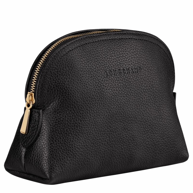 Pochettes Longchamp Le FOULONNÉ Femme Noir Soldes | L2527021001