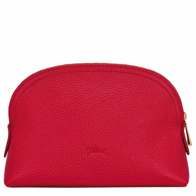 Pochettes Longchamp Le FOULONNÉ Femme Rouge Soldes | L2527021C39