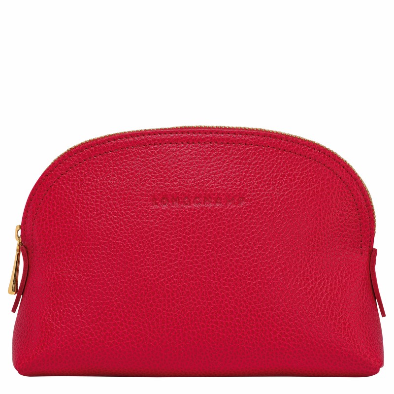 Pochettes Longchamp Le FOULONNÉ Femme Rouge Soldes | L2527021C39