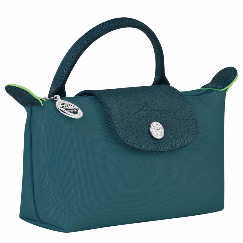 Pochettes Longchamp Le Pliage Green Femme Paon Soldes | 34175919P89