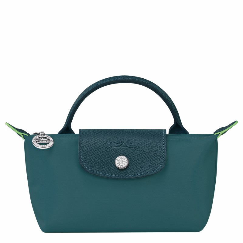 Pochettes Longchamp Le Pliage Green Femme Paon Soldes | 34175919P89