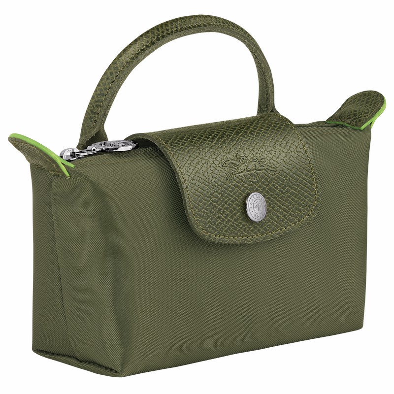 Pochettes Longchamp Le Pliage Green Femme Vert Soldes | 34175919479