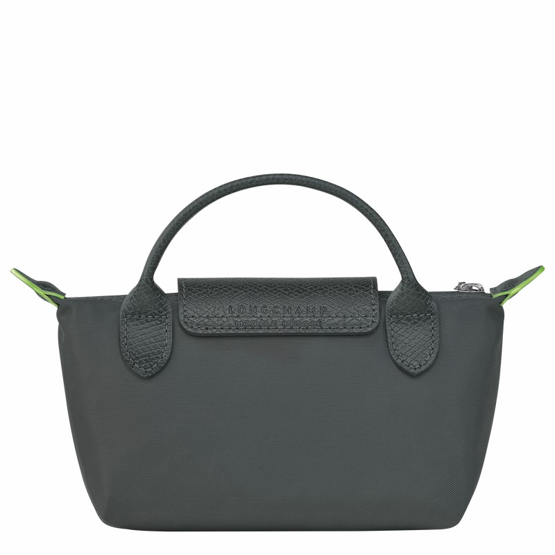 Pochettes Longchamp Le Pliage Green Femme Grise Foncé Soldes | 34175919P66