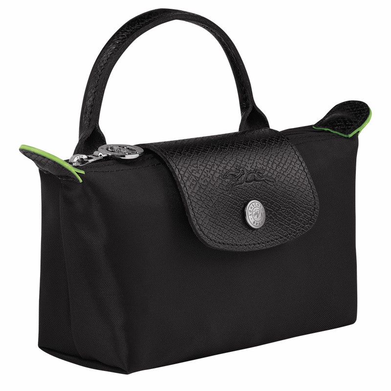 Pochettes Longchamp Le Pliage Green Femme Noir Soldes | 34175919001