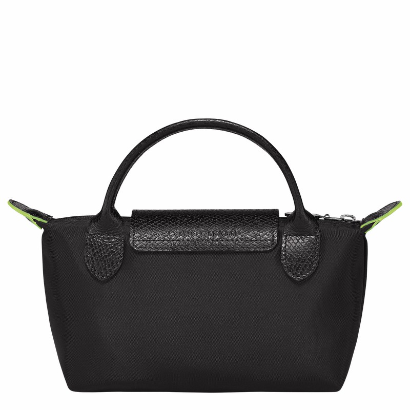 Pochettes Longchamp Le Pliage Green Femme Noir Soldes | 34175919001