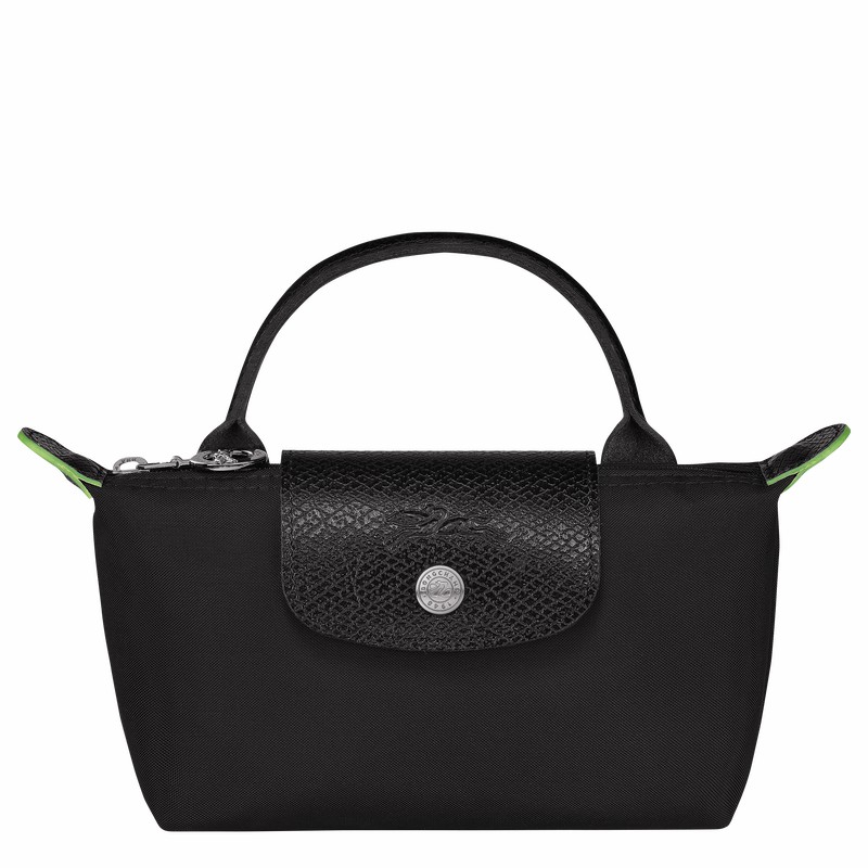 Pochettes Longchamp Le Pliage Green Femme Noir Soldes | 34175919001