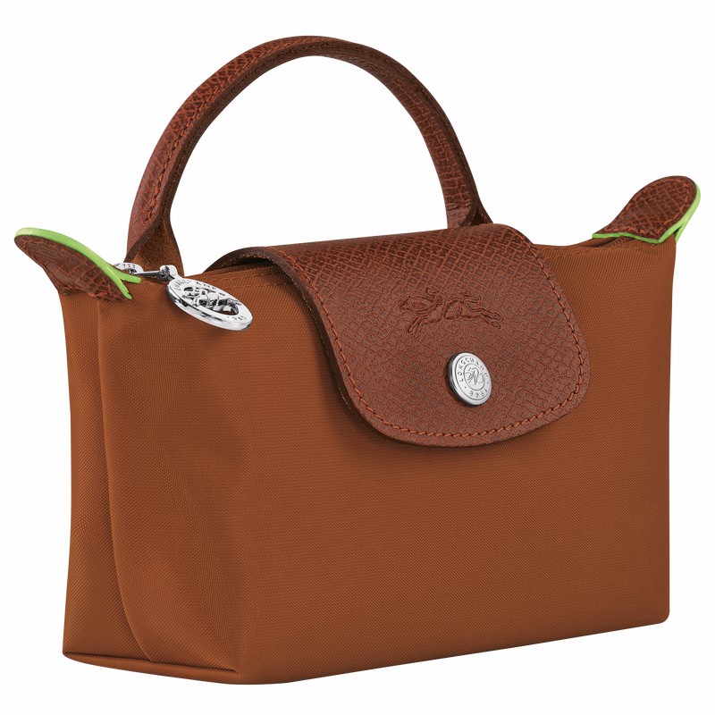 Pochettes Longchamp Le Pliage Green Femme Marron Soldes | 34175919504