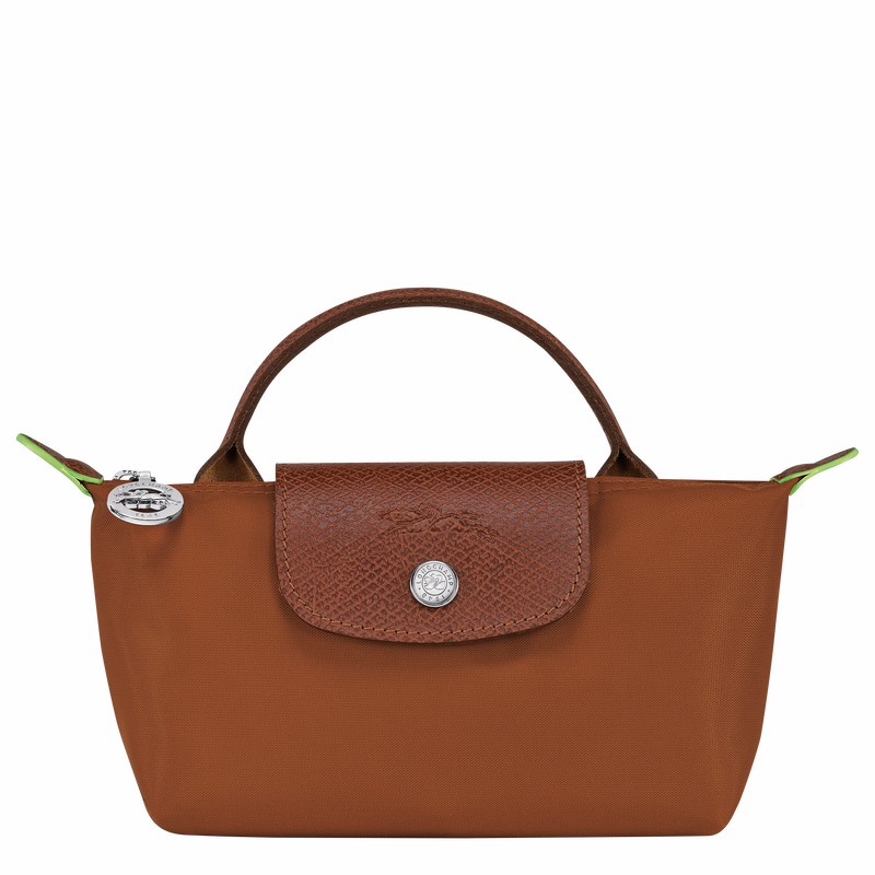 Pochettes Longchamp Le Pliage Green Femme Marron Soldes | 34175919504