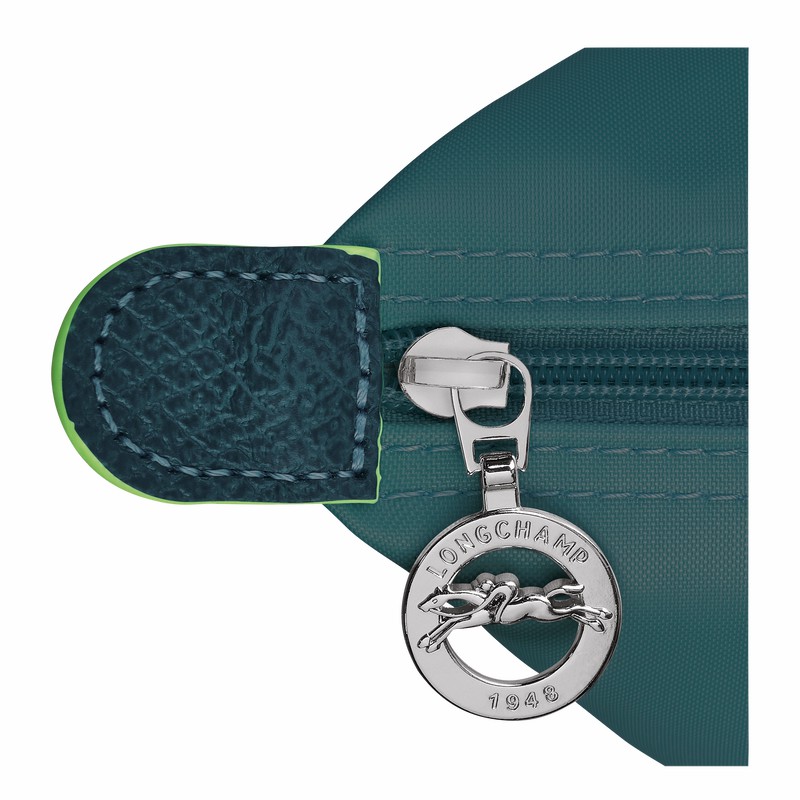 Pochettes Longchamp Le Pliage Green Homme Paon Soldes | 34175919P89-