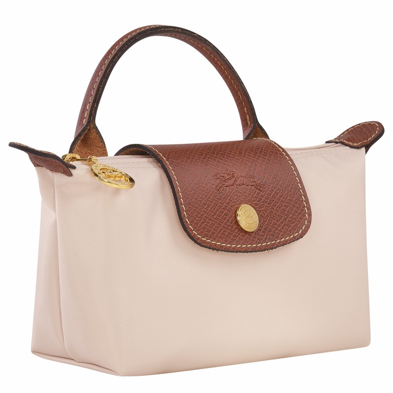 Pochettes Longchamp Le Pliage Original Femme Blanche Soldes | 34175089P71