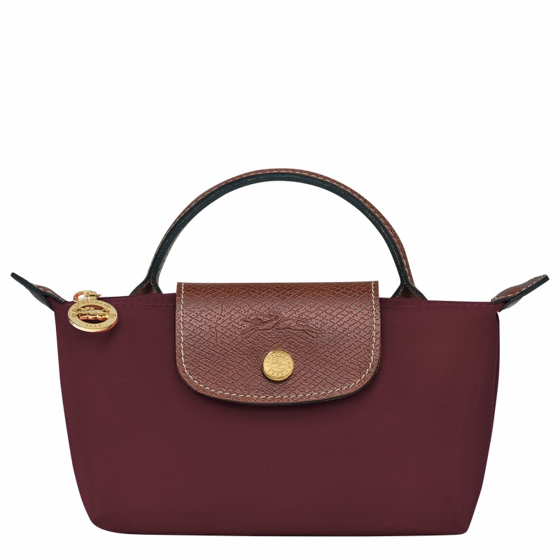 Pochettes Longchamp Le Pliage Original Homme Bordeaux Soldes | 34175089P87-