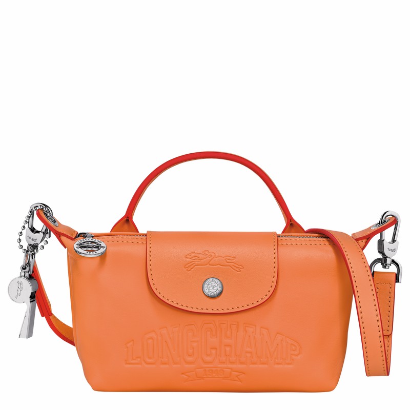 Pochettes Longchamp Le Pliage Xtra XS Femme Orange Soldes | 34205HEY017