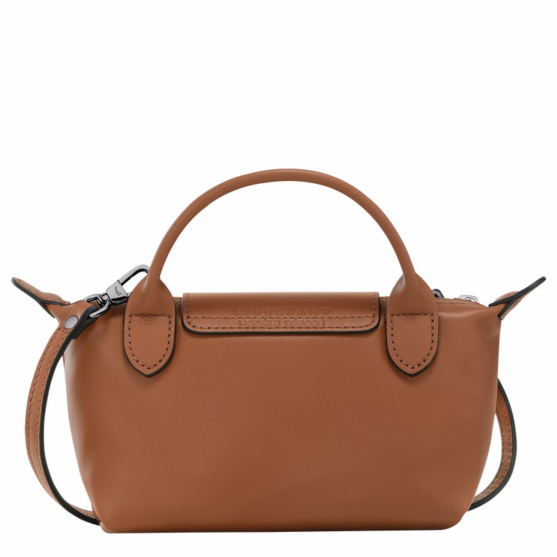 Pochettes Longchamp Le Pliage Xtra XS Femme Marron Soldes | 34205987504