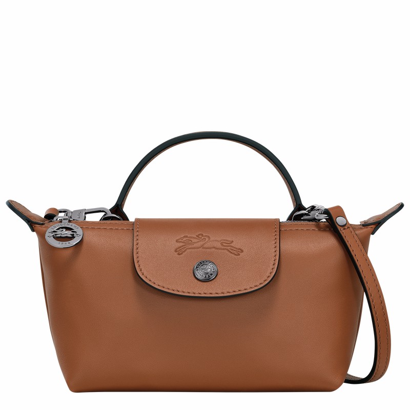 Pochettes Longchamp Le Pliage Xtra XS Femme Marron Soldes | 34205987504